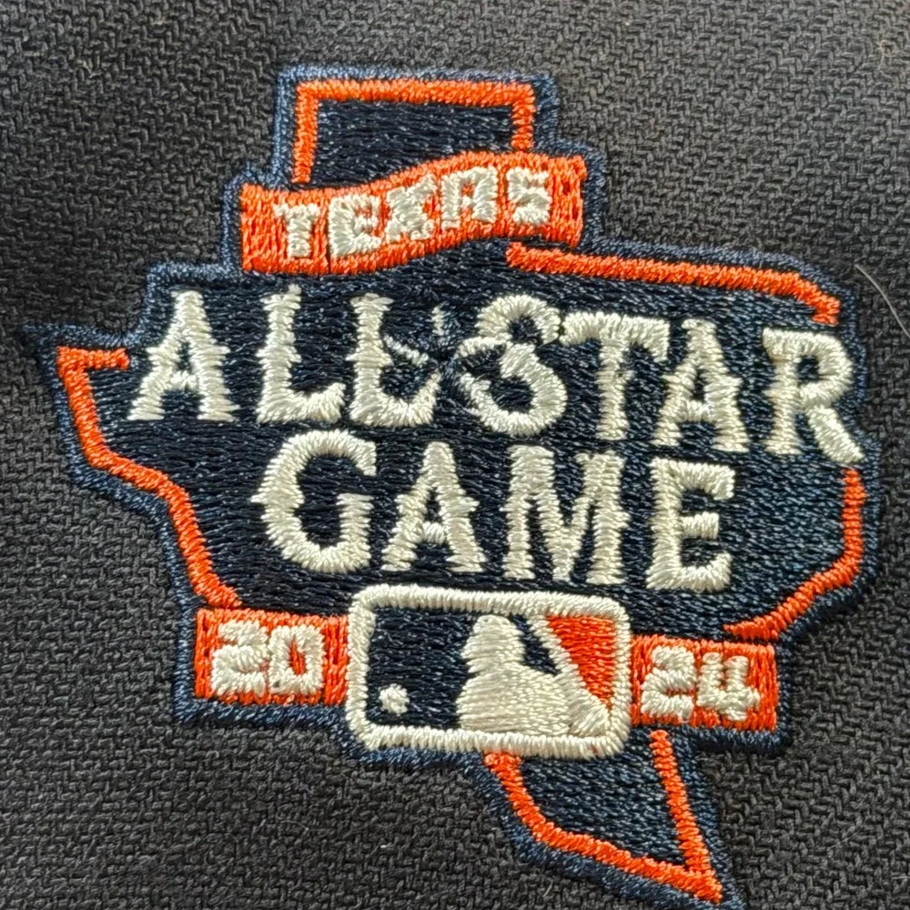 New Era Houston Astros Hat Men L/XL Navy 2024 All Star Game 39THIRTY Stretch Fit